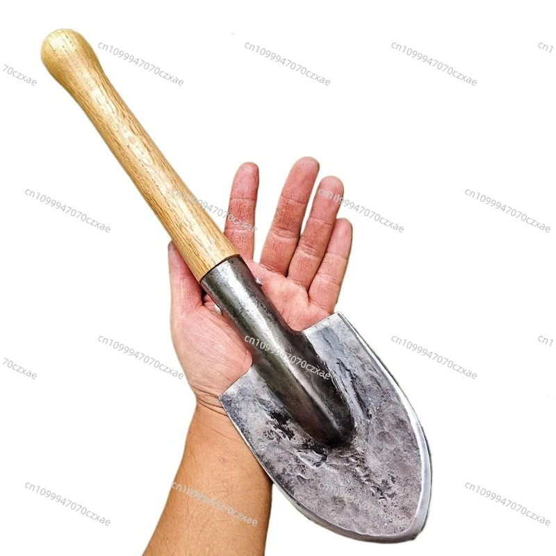 Hand-forged Small Shovel, Traditional Craft Garden Spade Outdoor Excavation