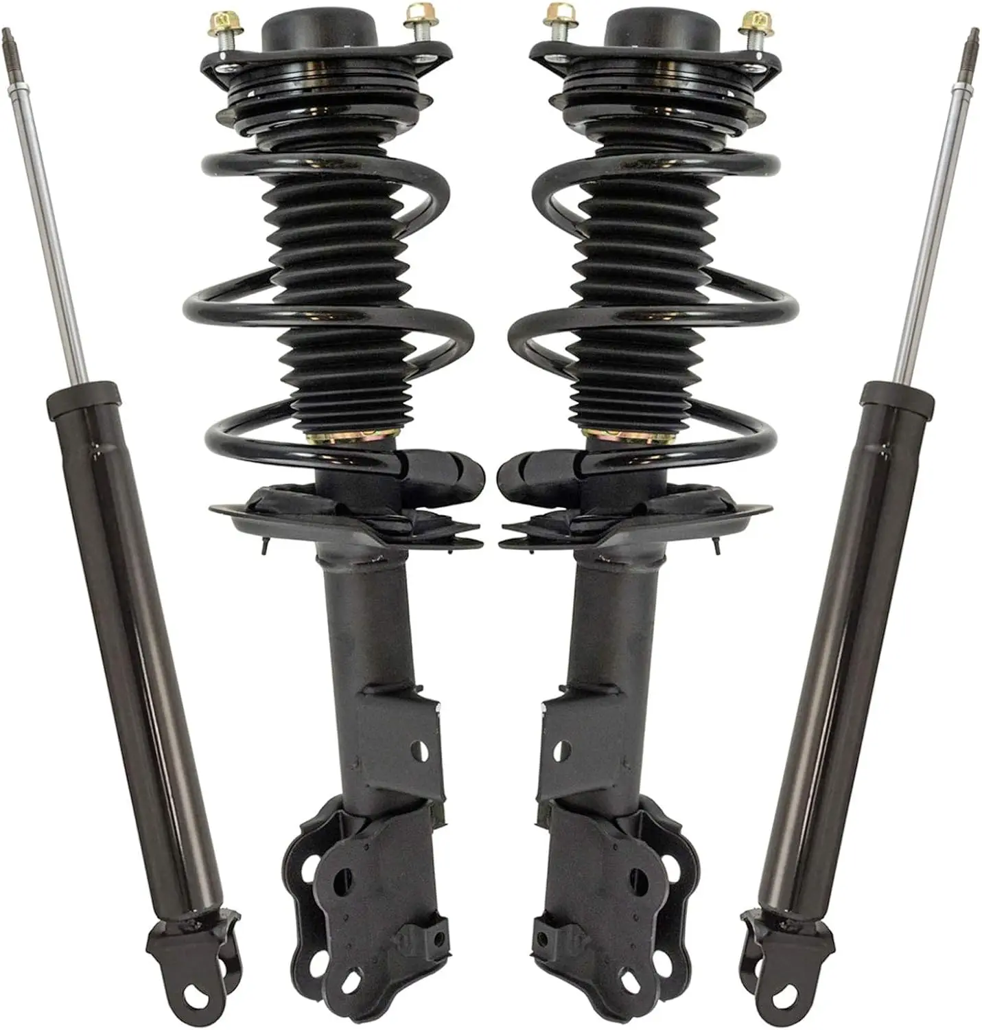 

Front and Rear Complete Strut Assembly & Shock Absorber Kit Complete Strut & Coil Spring Assembly Compatible with 2012-2014 Hyun