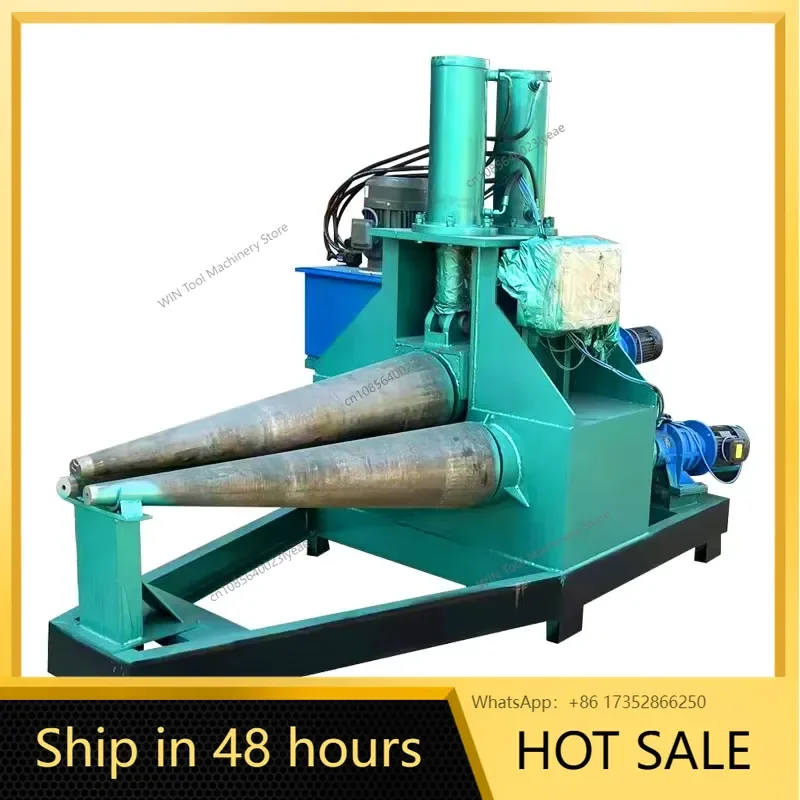 Electric & Hydraulic Conical Plate Rolling Machine Cone Bending Machine for Metal Sheet