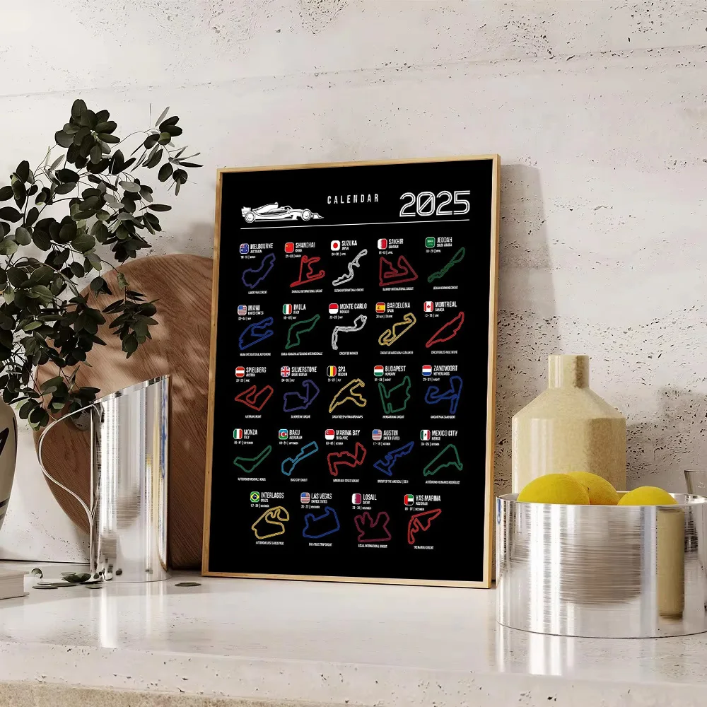 f1-Холст-Настенное-Искусство-Гоночный-Автомобиль-Плакат-Формула-1-Декор-Гостиная-Картины-Современный-Принт