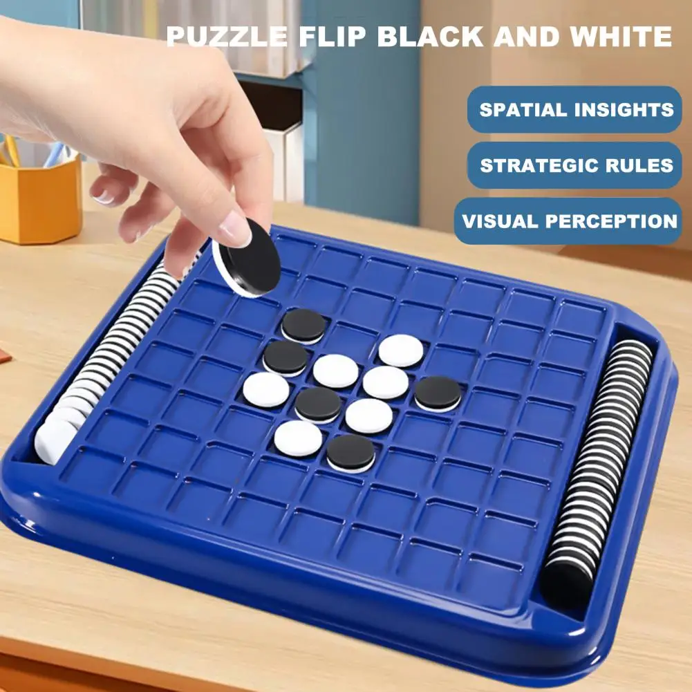 Reversi Strategy Board Game Educational Reversi Board Game for Kids Adults Logical Thinking Strategy for Family for Parent-child