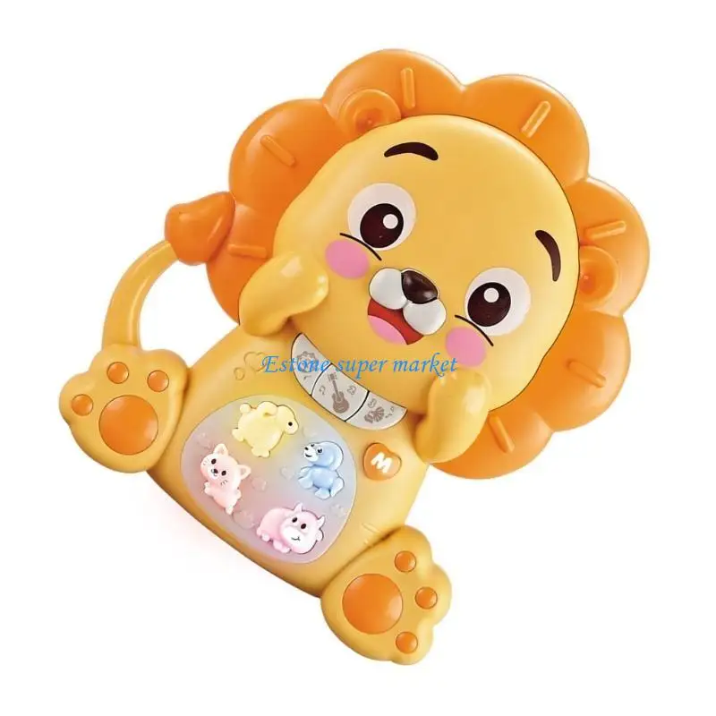 090B Baby Musical Piano Toy Cartoon Rattle Music Toy Auditory Early Educational Toy