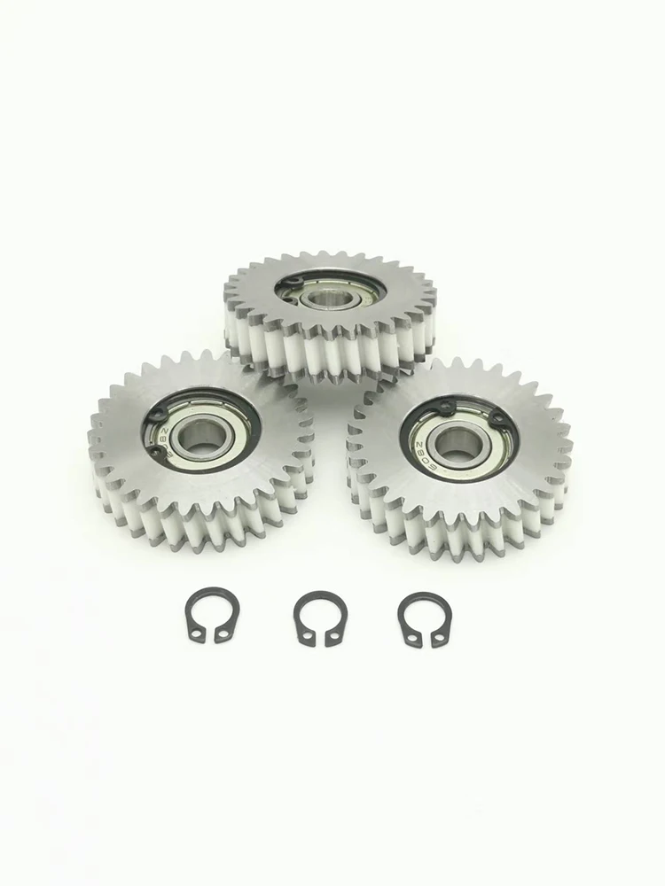 AliExpress 41.5x11mm Planetary Gear 31 Teeth Oblique Gears With 8mm Bearings for Bafang Motor Electric Bike Nylon and Steel Helical Gears