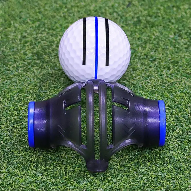 Marcador de línea de pelota de Golf, marcador de línea de pelota de Golf, delineador de dibujo de 360 grados, marcador de línea de pelota de Golf Triple de 3 líneas