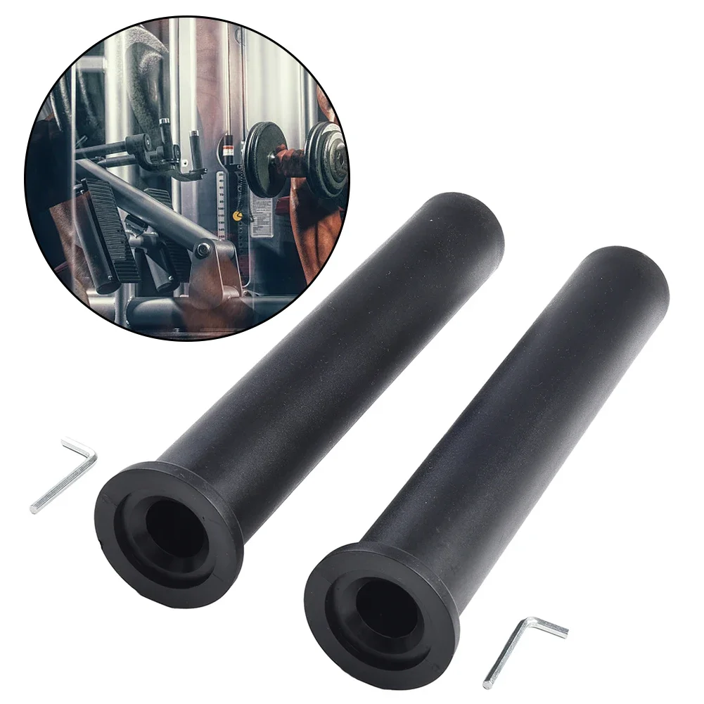 2pcs Barbell Adapter Sleeve Barbell Weight Plat Adapter Sleeve Converts 1in To 2in Weight Plate Post 200MM/300MM Jolt Resistant