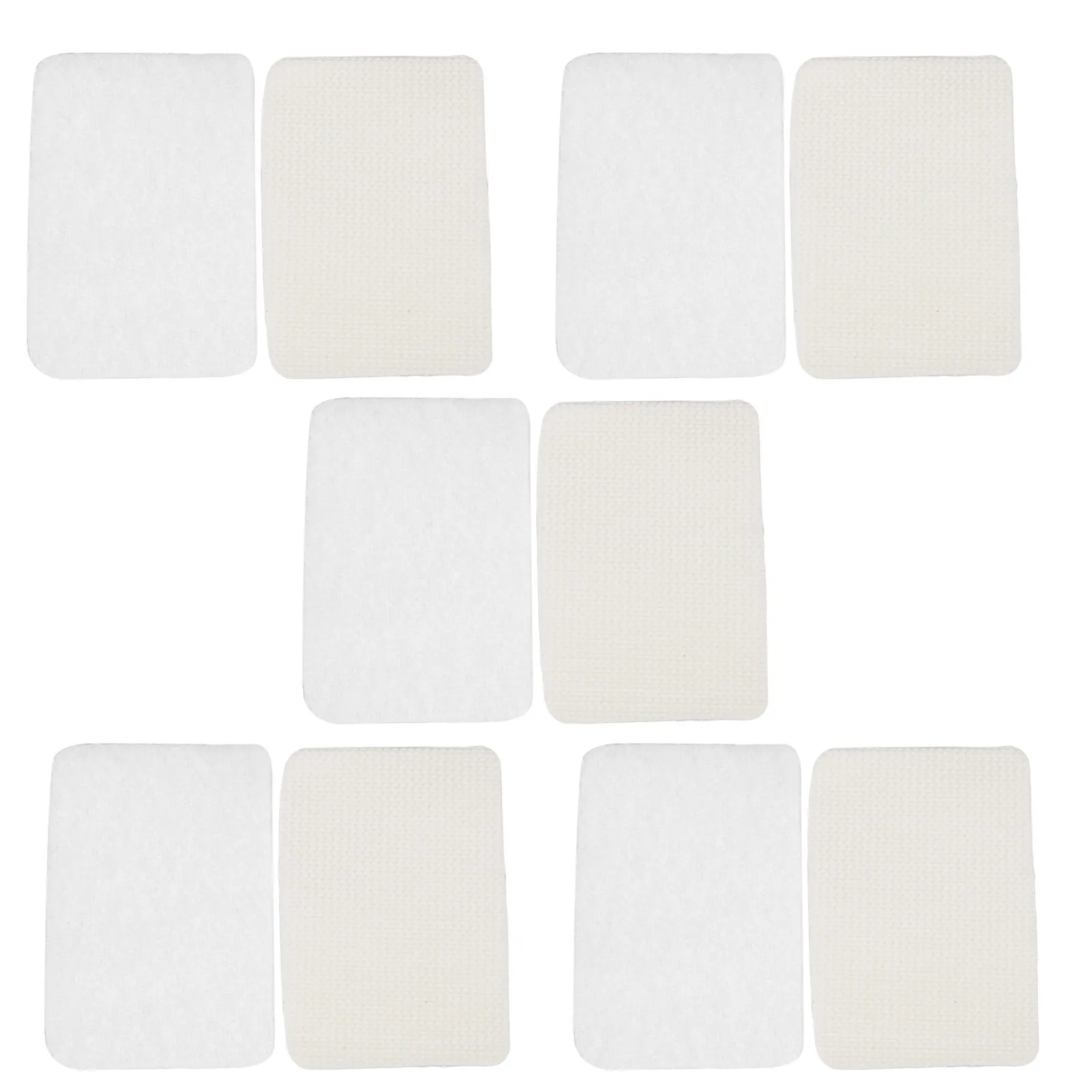 Chair Cushion Non Slip Gripper Pads 5 Pairs PVC Adhesive Strips for Rugs and Home Furniture