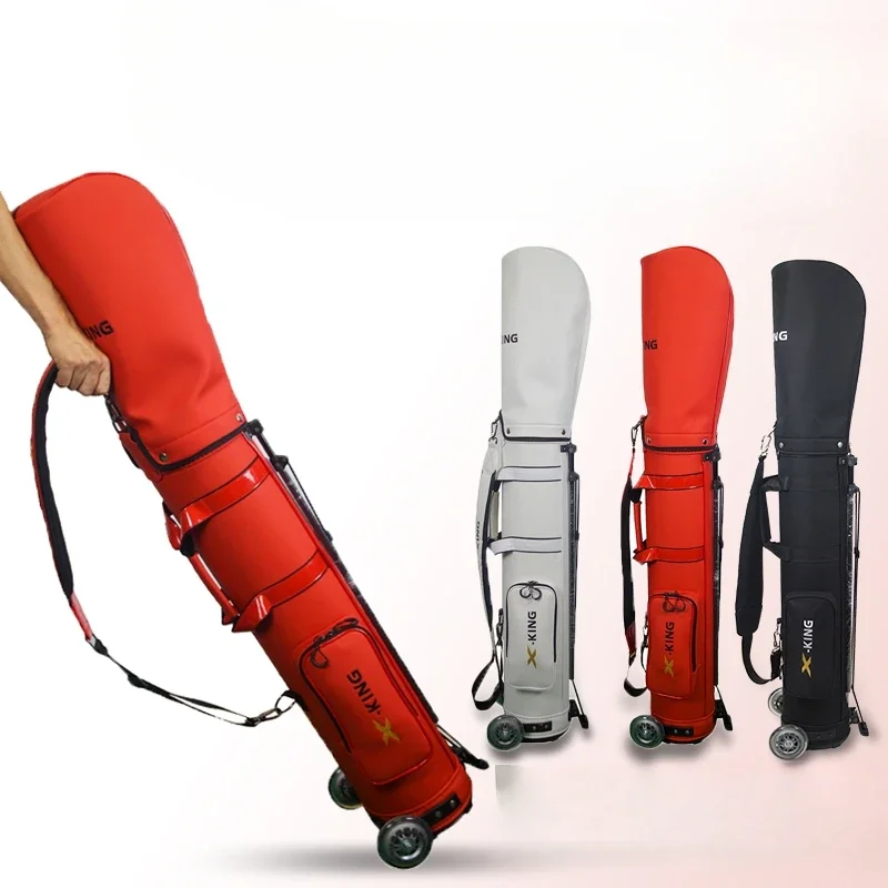 Golf bag holder roller, waterproof, wear-resistant, lightweight PU leather material, original design for golf equipment