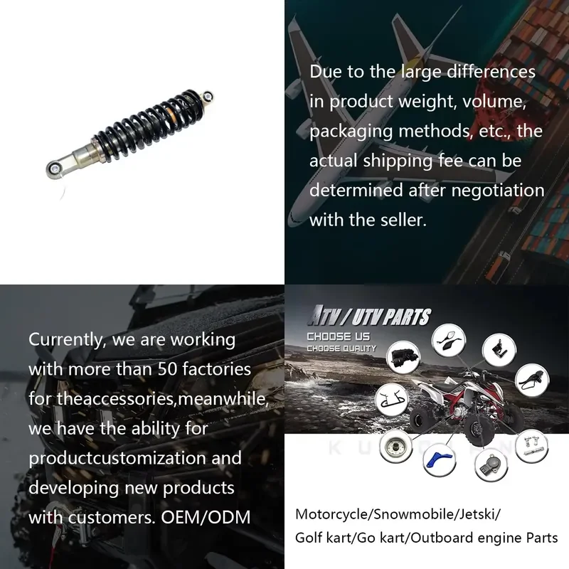 

i Rear Shock Absorber for CF X6 Cforce 600 CF600 CF625 Quad ATV UTV Parts OEM 401B-060500