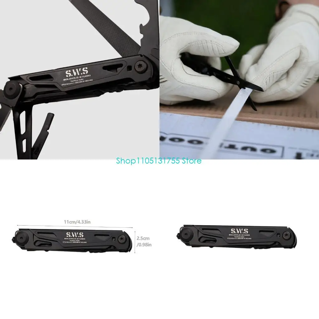 

K0EF Quickly Access Small Multitool Cutter Scissors for Wilderness and Daily Tasks