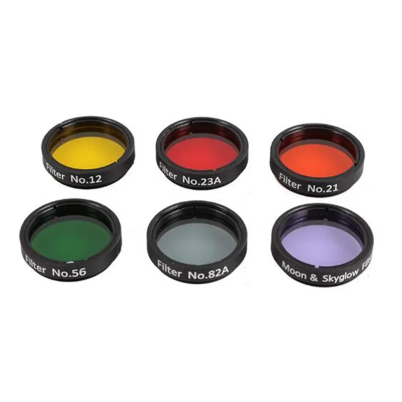 Angeleyes Yellow Orange Red Green Blue Moon Nebula Filter Astronomical Telescope Send Aluminum Box Six Color Filters