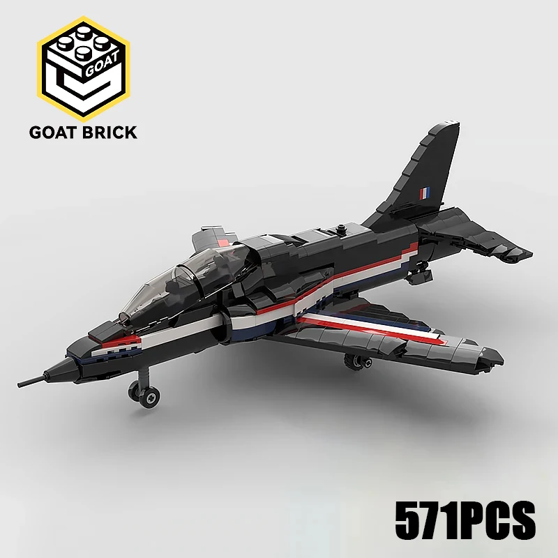 

Jet power trainer Moc Building Blocks BAE Hawk T1 Black Technology Modular Bricks Model Gifts Christmas Toys DIY Sets Assembly！