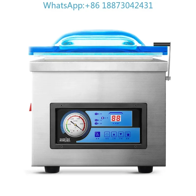 Single-chamber v-acuum packaging and sealing machine for food packaging machine commercial large-scale automatic packaging