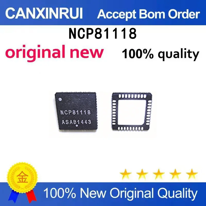 (5-100 pieces)New stock NCP81118MNTXG NCP81118 QFN