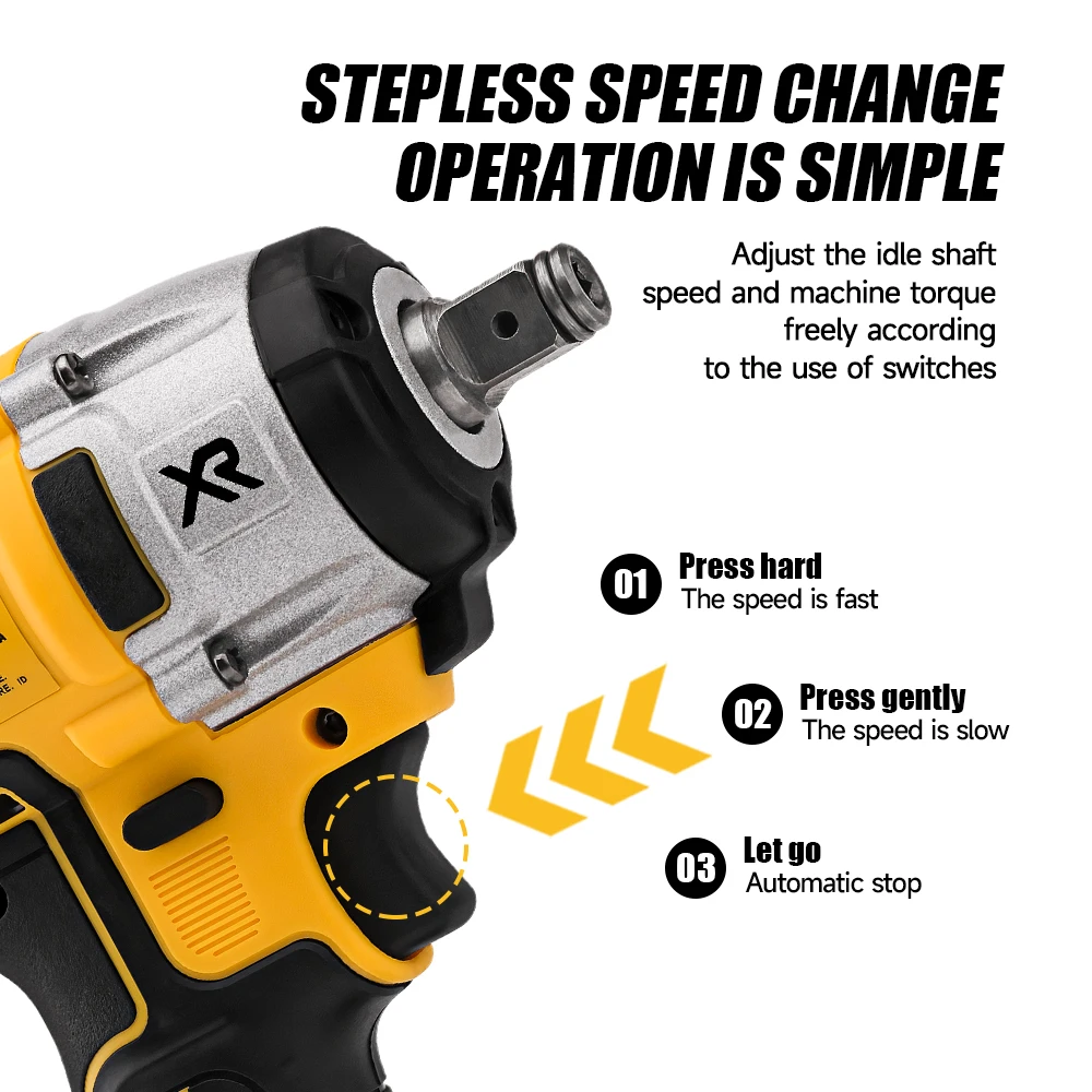 M-WALK DCF880 مفتاح ربط بدون فرش 3250 دورة في الدقيقة إطار قابل للفصل 205N.m أدوات كهربائية قوية للتفكيك لدبوس بطارية ديوالت 20 فولت #5