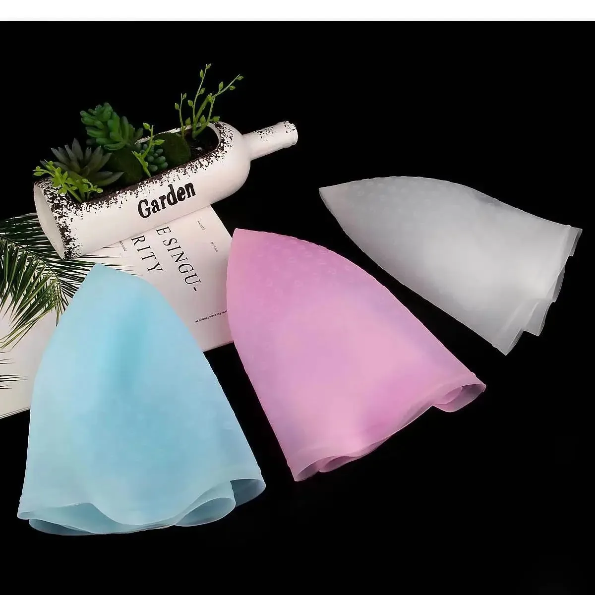 1pcs Silicone Hair Coloring Cap Hook Needle Pink Professional Dyeing Tool Highlight Dyeing Frosting Dyeing Hats Barber Hair