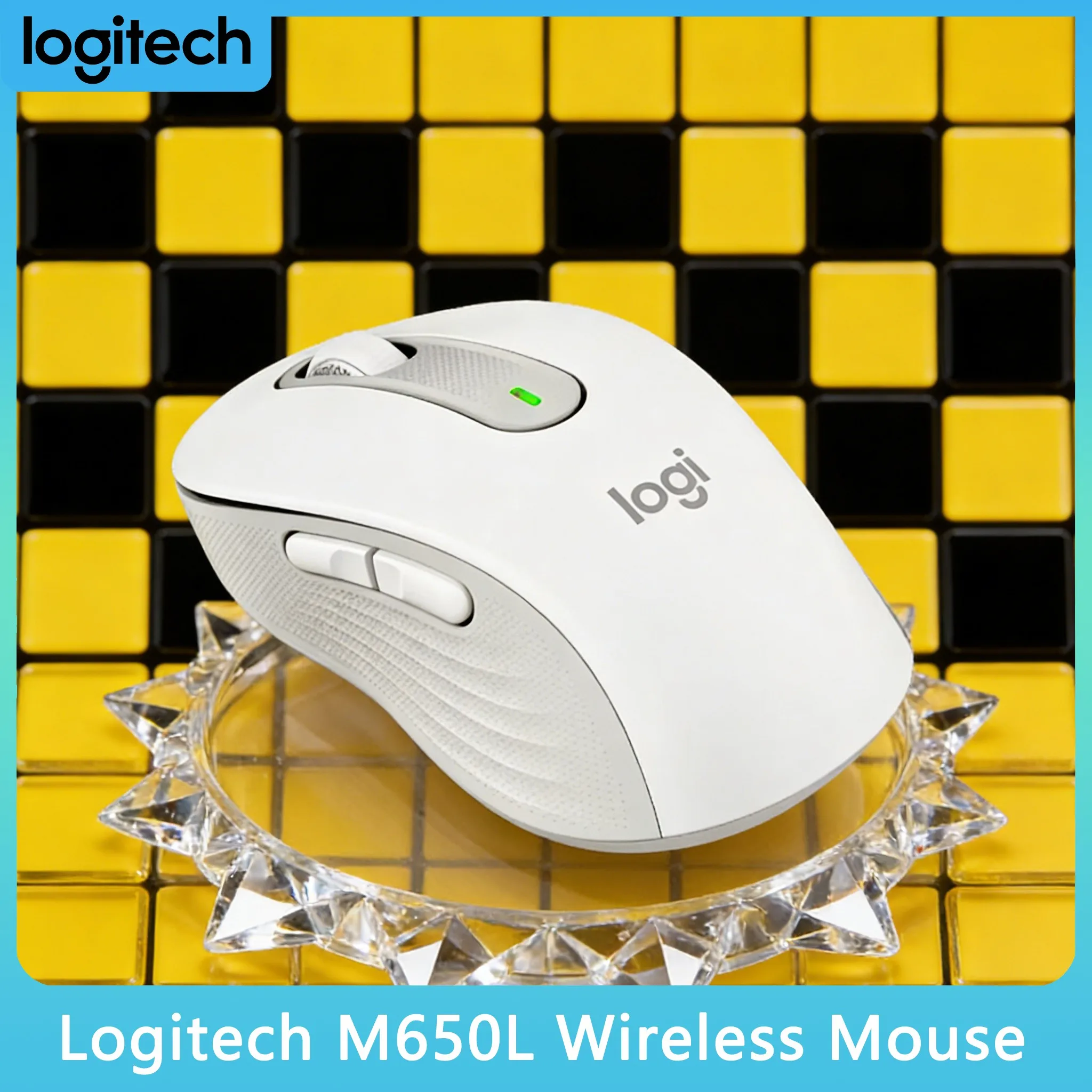 

Logitech M650/M650L - Large Hand Ergonomic, Rubber Side Grips