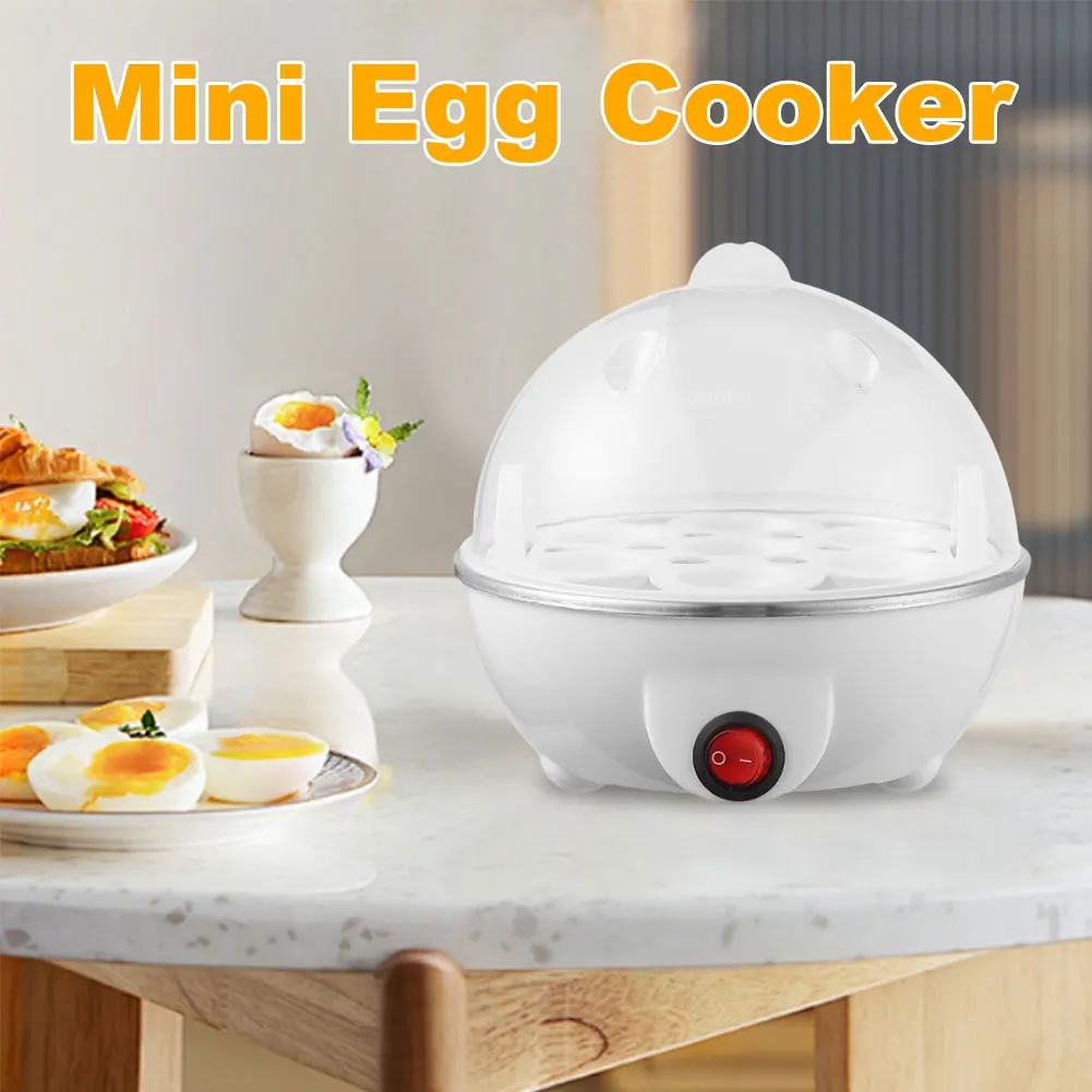 Egg Cooker Auto Shut-Off Smart Egg Maker 7 Egg Capacity Egg Poacher Electric Egg Boiler for Hard Soft Boiled Eggs