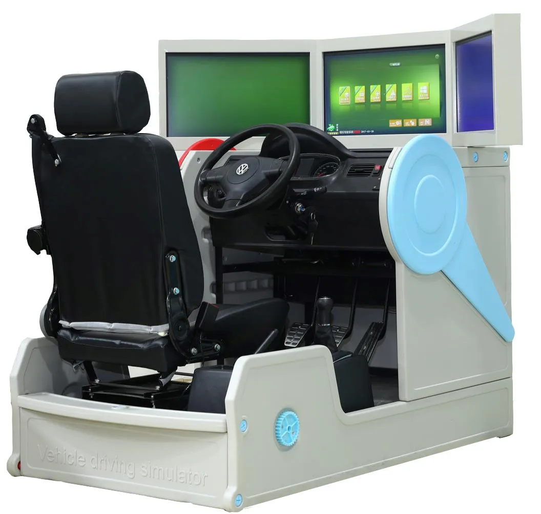 Driving School Education Equipment Three Screen Standard Car Driving Simulator