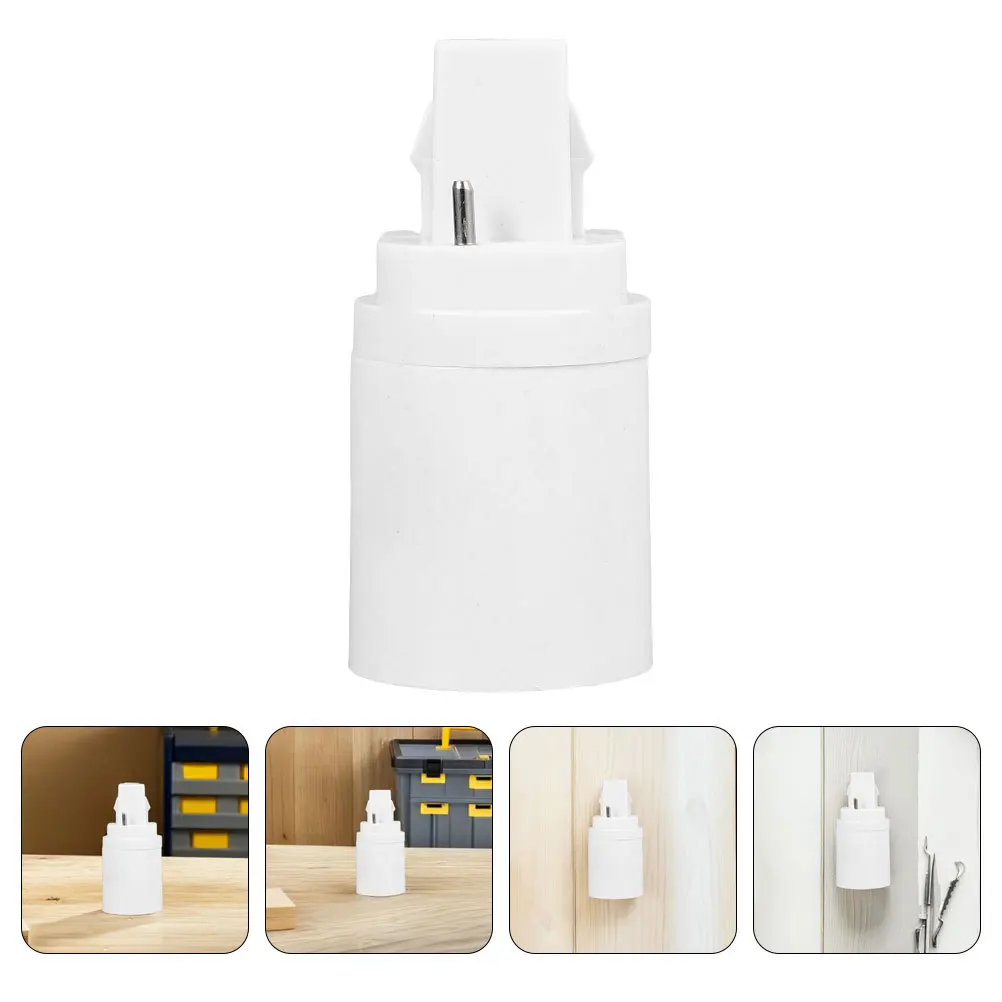 

3Pcs Light Socket Adapter to E27 Converter Compact Durable for Table Lamps Chandeliers Wall Lights Lamp Holder Adapter