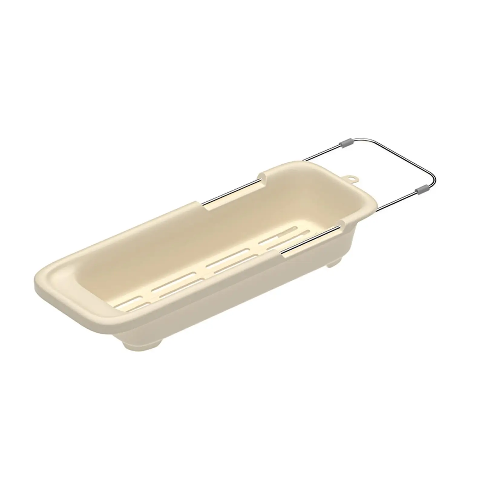 Sink Drain Shelf Kitchen Drain Shelf Multifunctional Extendable over Sink Drain Basket Sponge Holder for Kitchen Gadgets