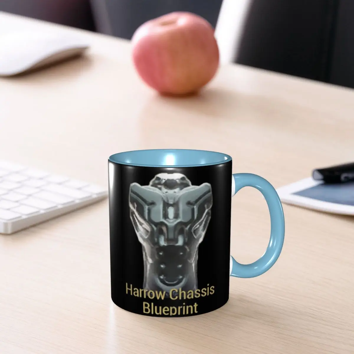 Harrow Chassis Blueprint Warframe Tennoc Mug Funny Ceramic Coffee Cups Tea Mugs Milk Cup Drinkware Gifts for Friends