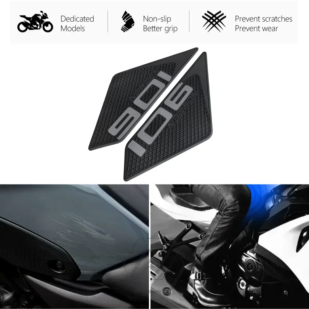 Motorcycle Non-slip Side Tank Pad for Husqvarna Norden 901 (2023-2026)