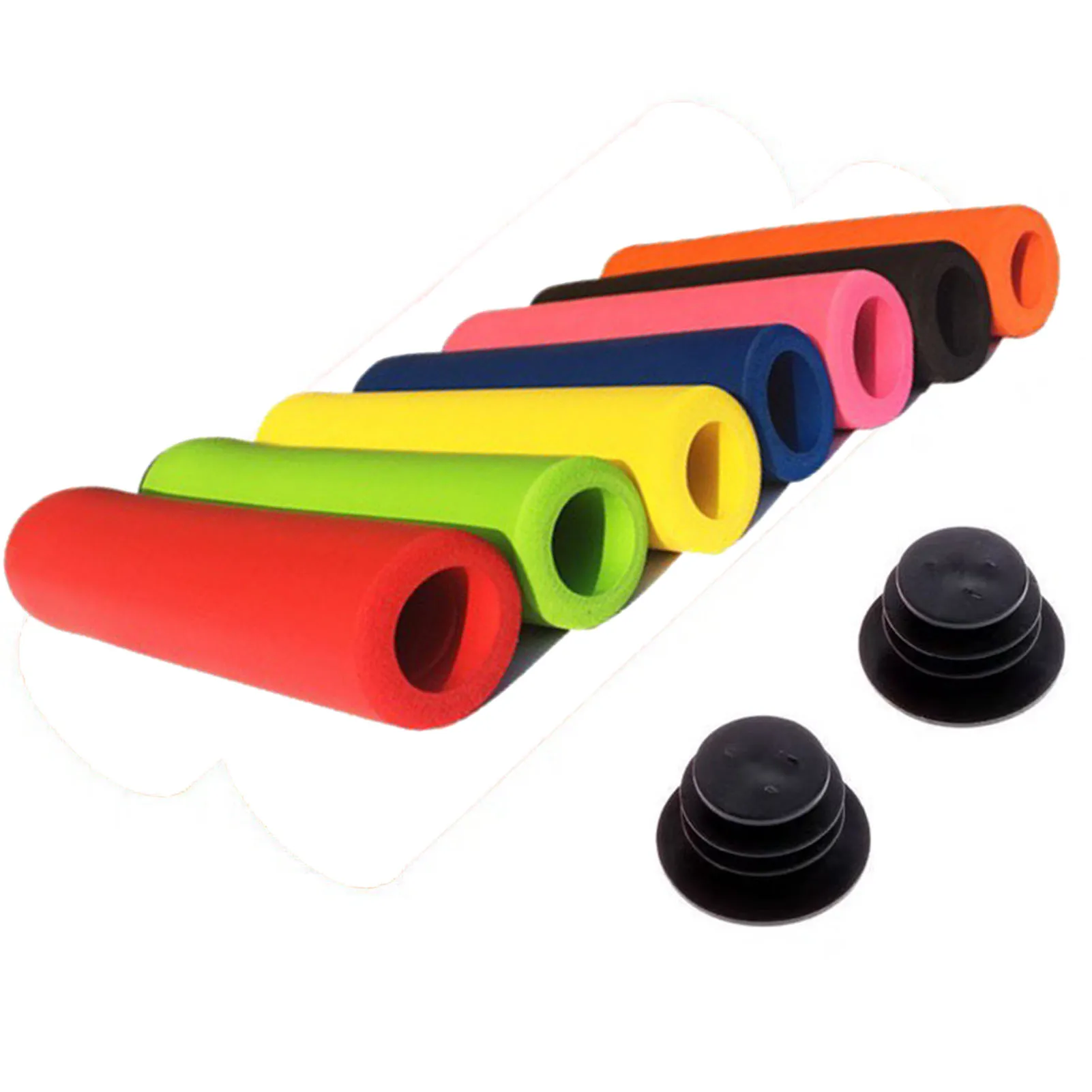 

Мягкие силиконовые ручки для велосипедного руля, 7 цветов, ручки для шоссейного велосипеда MTB, удобные губчатые ручки для езды на велосипеде на открытом воздухе, ручки для горного велосипеда