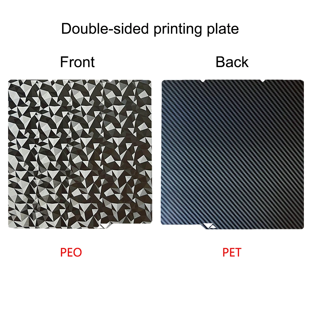 For Anycubic Kobra S1 Pei Plate 264x276 Smooth Textured Sheet Kobra S1 Combo Buildplate Double Sided Kobra S1 Combo S1C Parts image 3