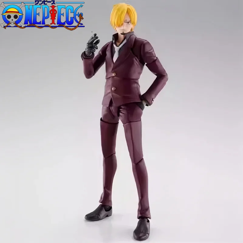 

One Piece S.H.Figuarts Sanji Luffy Anime The Raid On Onigashima Action Figure Statue Model Decoration Ornaments Toys Xmas Gifts