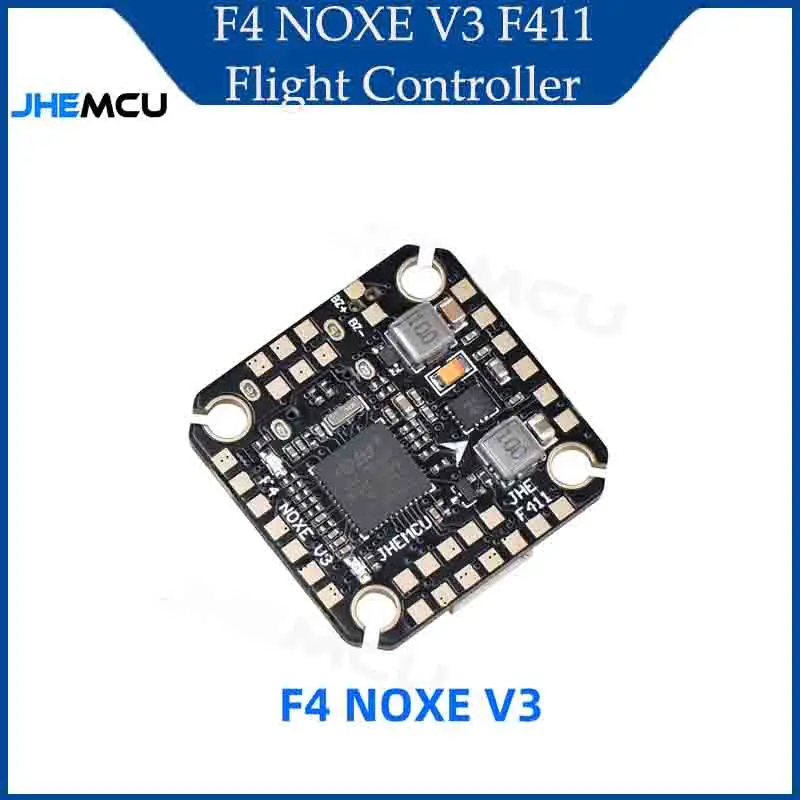 

JHEMCU F4 NOXE V3 F411 Deluxe Version Flight Controller 5V 10V BEC OSD Baro BlackBox 2-6S 20X20mm for FPV Racing Drone RC Tools