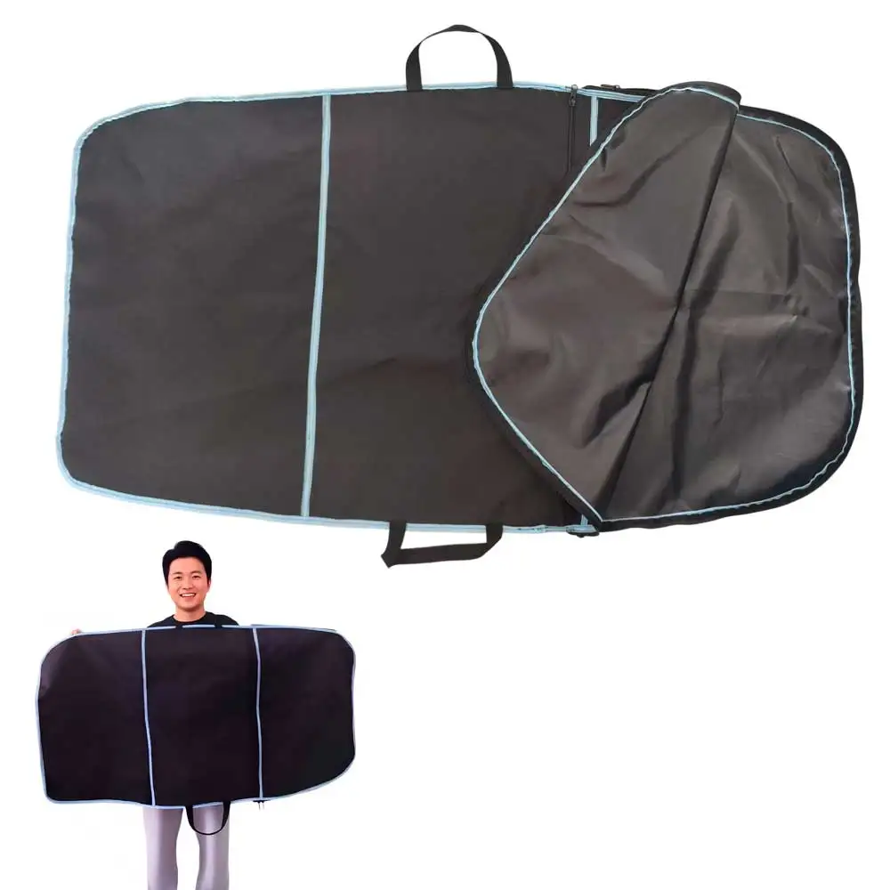 Funda para tabla de surf, funda de transporte para bodyboard, bolsa para tabla de paddleboard de 48 x 26 pulgadas con asa y correa de transporte para viajes al aire libre