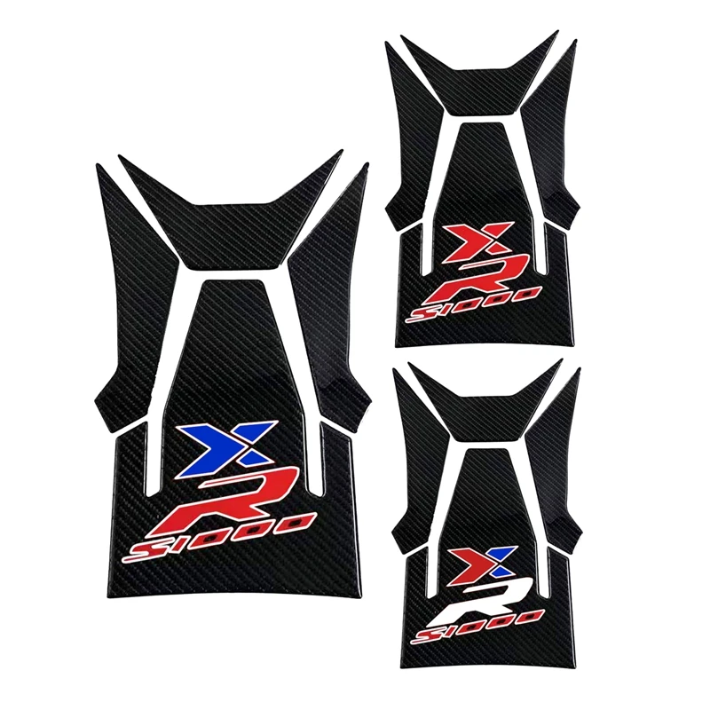 

3D carbon fiber Resins Gas Tank Pad Decal For BMW S1000XR S1000 XR 2020 2021 Motorcycle Protection Sticker