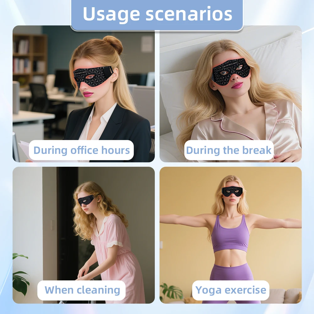 LED Ogen Massage Apparaat Nieuwe Schoonheid Oog Instrument Foton Verjonging Oogmasker