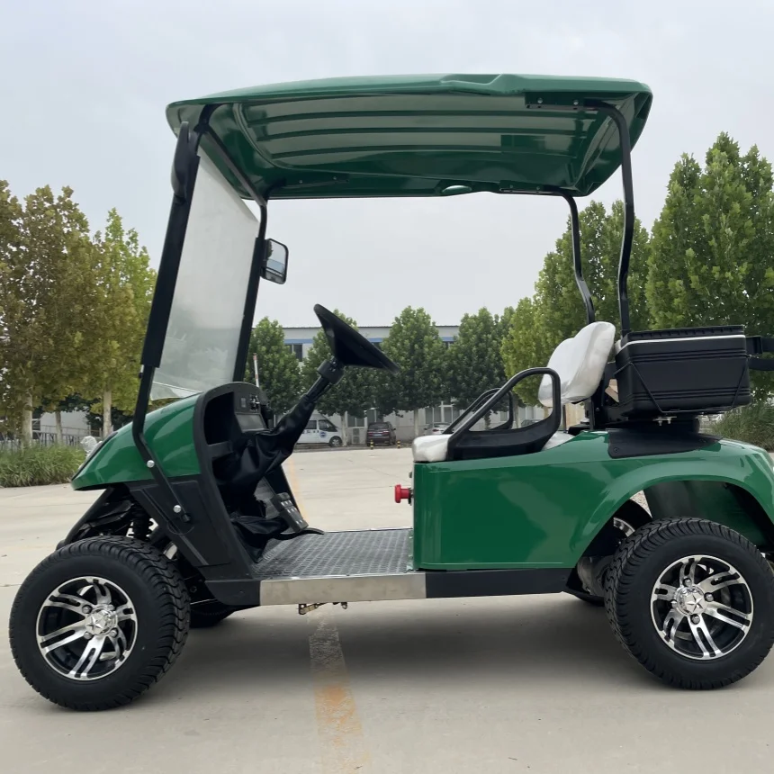 Golf Cart Electric 72V Intelligent Electronic Control Motor 5KW AC Motor Maximum Gradient 30% Electric Golf Cart Long Endurance