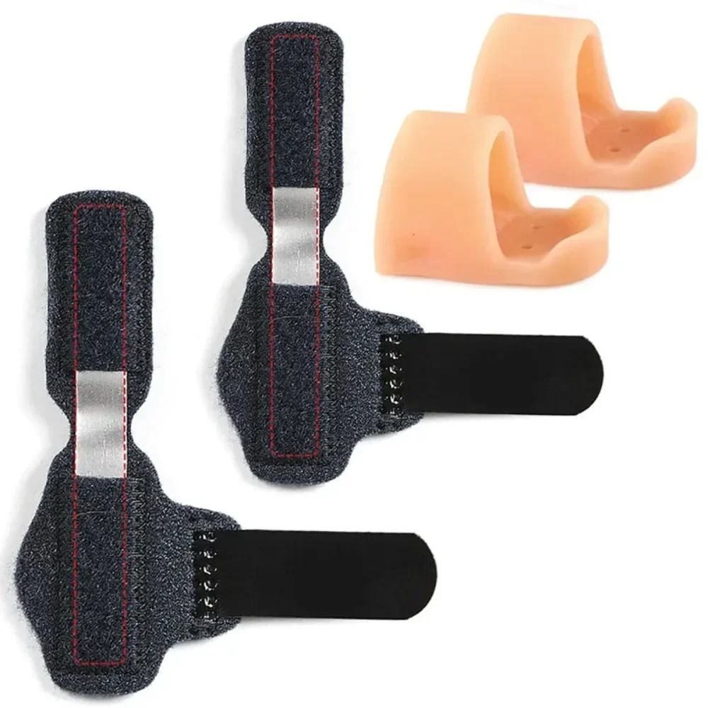 Daily and Night Use Toe Straightener Hammer Toe Corrector Toe Brace Splint Hammertoe Splint Wrap Covers Broken Foot Care Tool