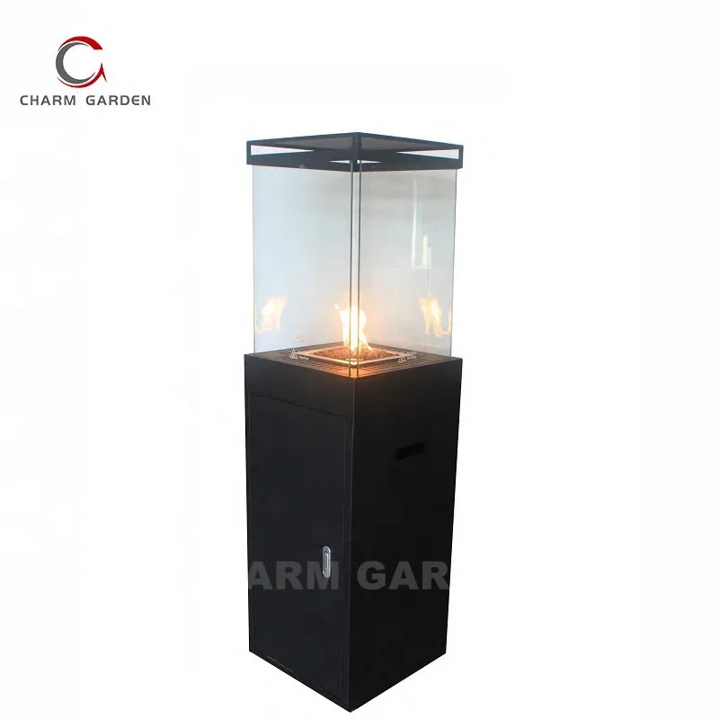 30000BTU Outdoor Black Steel Free Standing Patio Heater for Restaurant/ Bar /Hotel/villa