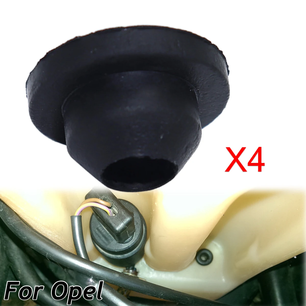 4Pcs Windscreen Washer Headlight Pump Seal Water Reservoir Gasket For Opel Astra Corsa C Grommet Mount Rubber Bung Cap Clip Plug
