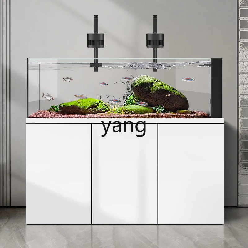 CX native stream tank creative ecological landscaping ecological fish tank living room bottom filter