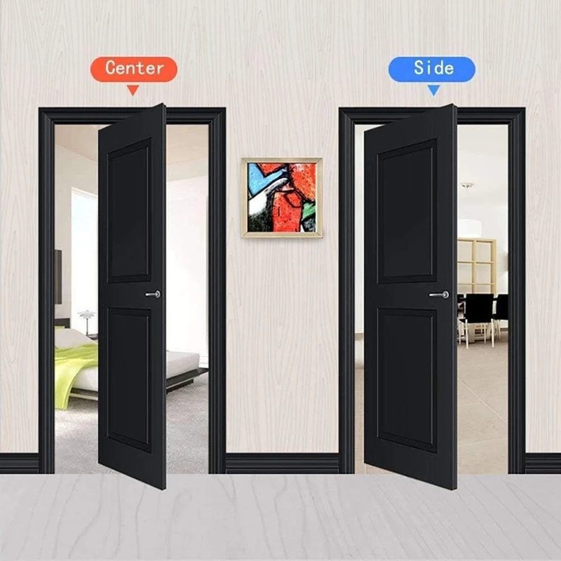 Stainless Steel Pivot Hinge For Wood Door, Door Hinge For Secret Door, With 360 Degree Rotation, Invisible Pivot 2Pcs