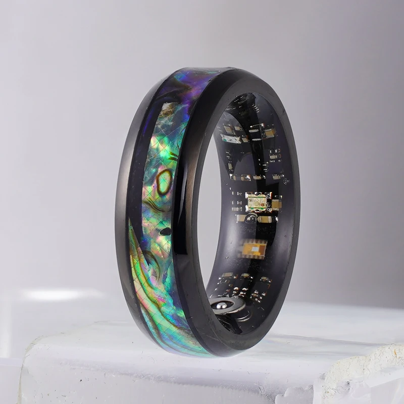 

Носимый монитор здоровья HRV, умное управление через приложение, дизайн прокрутки, пульс, фитнес-отслеживание сна, светодиодный дисплей, IP68, водонепроницаемый