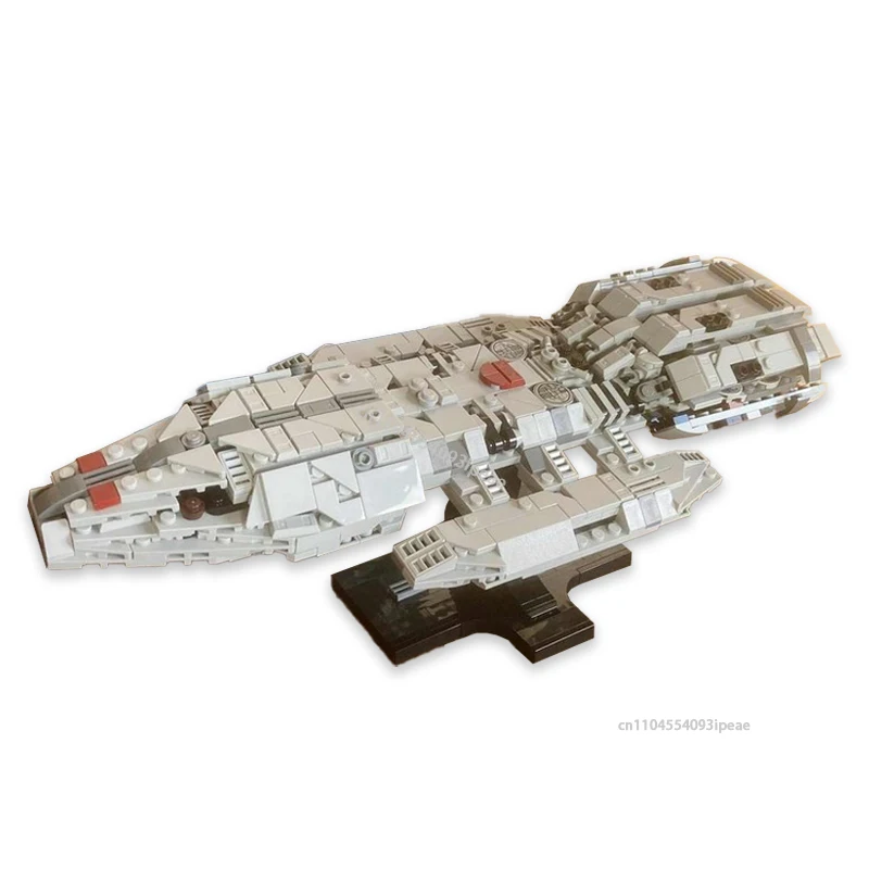 ชุดตัวต่อ MOC Space War 2004 ยานอวกาศแบทเทิลสตาร์ เพกาซัส ชุดประกอบเรือรบ DIY ของเล่นเด็ก ของขวัญ