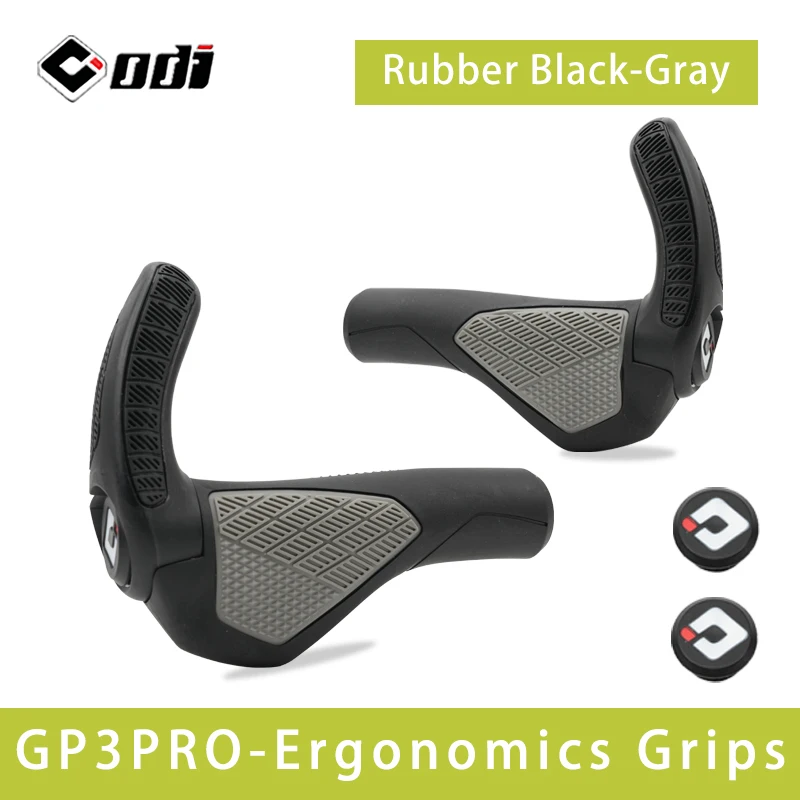 ODI GP3-Pro Ergonomic MTB Handlebar Grip Comfortable Anti slip Shock Absorber Rubber/Oak Mountain Bike Handle Cover Bicycle Grip image 3
