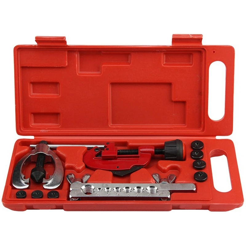 ABGG-CT-2029 مجموعة أدوات القطع مجموعة قوالب إحراق مزدوجة لإصلاح خرطوم الفرامل النحاسية، تستخدم لقطع أدوات الحرق
