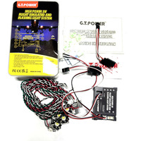 G.T.POWER High Power 3W Flight Simulated Flashing Light System LED Light for RC Airplane Fixed-wing Aircraft