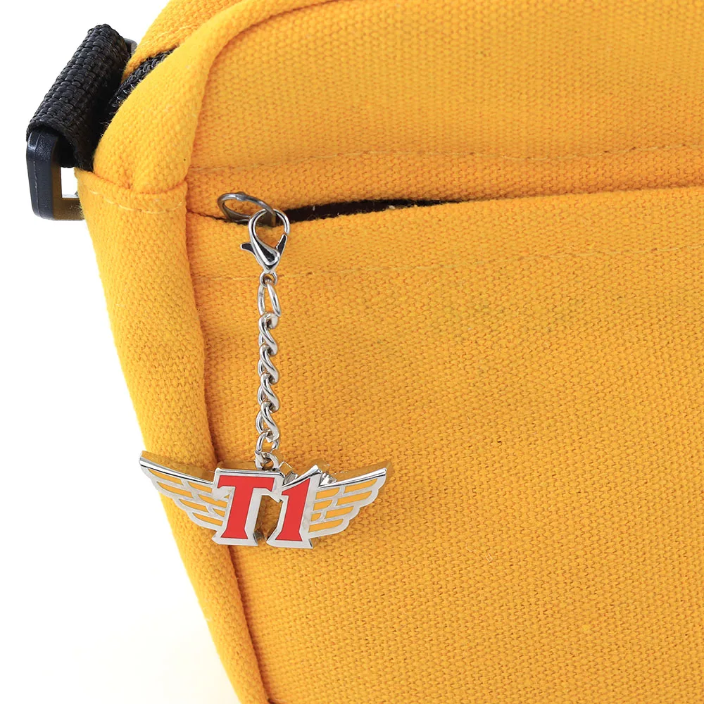 T1 Team Logo Metall-Schlüsselanhänger mit Emaille-Flügel-Anhänger, Schlüsselring, E-Sport-Fan-Sammlerstück, Geschenk für Gaming-Unterstützer – Detail 9