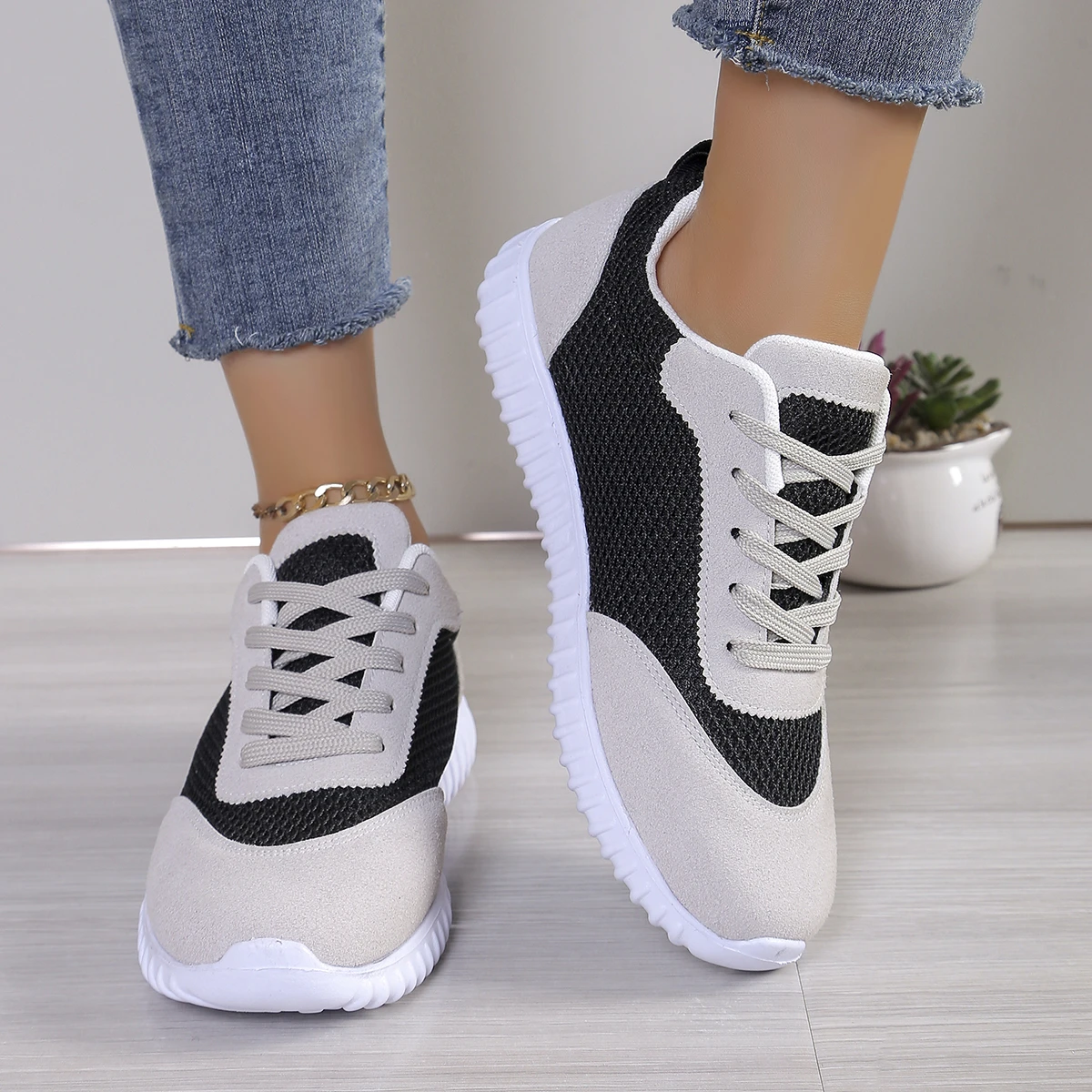 

Running Stylish Casual Sneaker High Quality Platform Dress Sports Comfortable Vulcanize Light Loafers Female Basket Shoes Strap