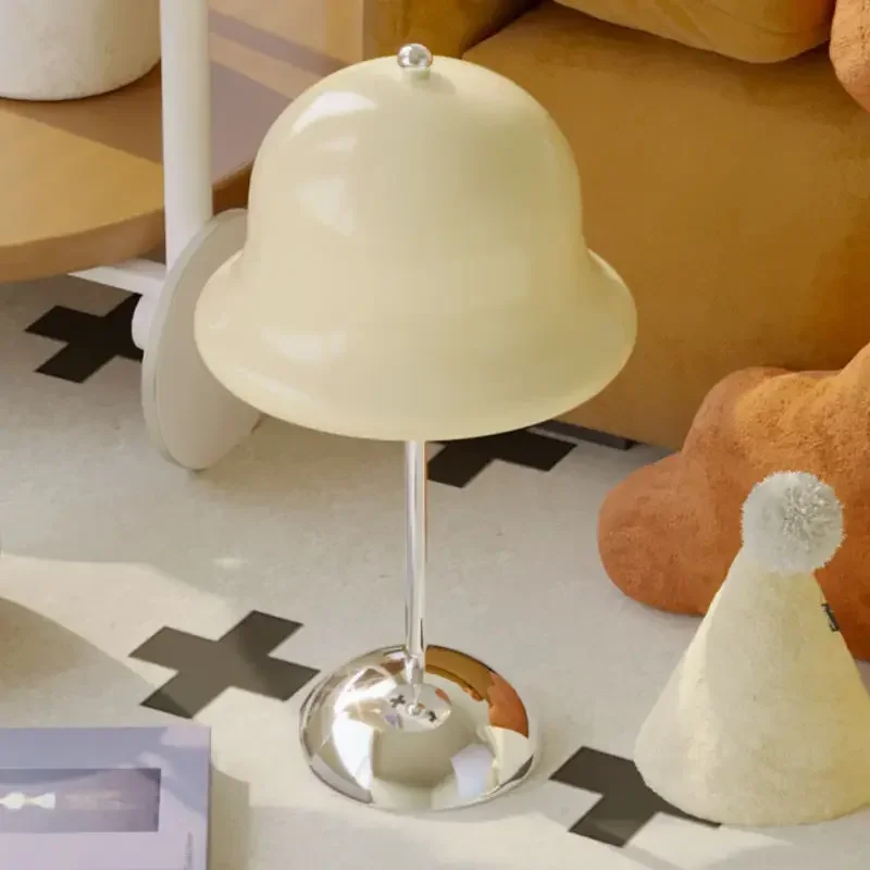 

Macaron LED Table Lamp Trichromatic Dimming Living Room Atmosphere Lamps Eye Protection Night Light Bedroom Bedside Decor