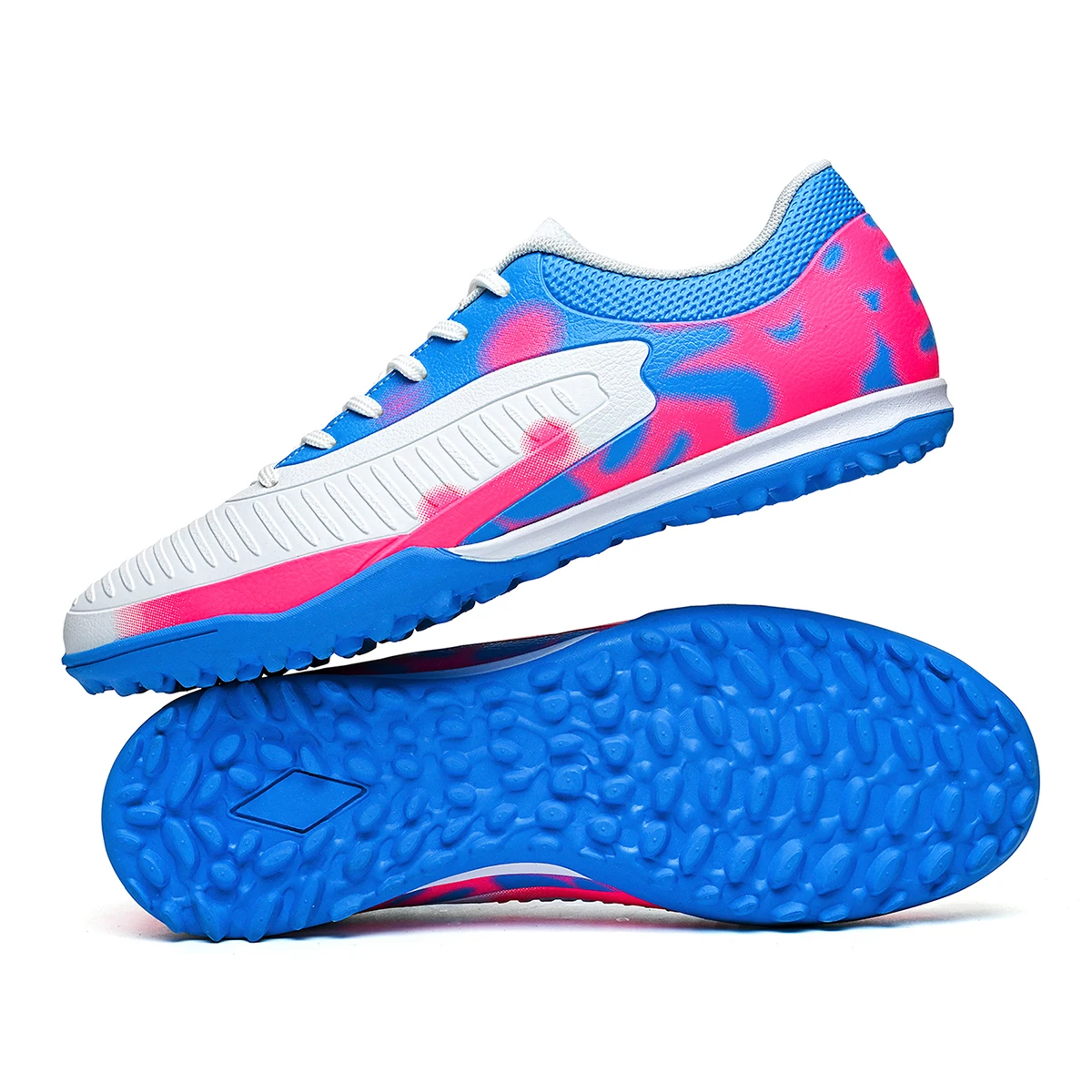 TF-Fußballschuhe für Erwachsene, verschleißfeste Gummisohle für Rasenplätze, leichte PU-Fußballschuhe für Herren, geeignet für Outdoor-Grasplätze. – Detail 14