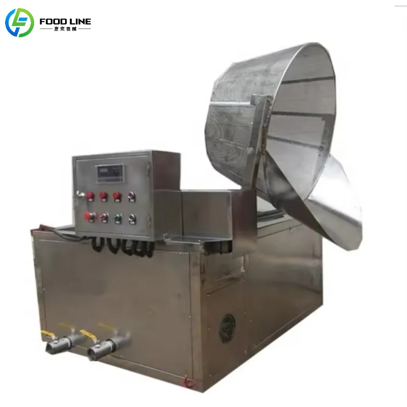 Customized Industrial Electric Deep Fryer with Automatic Temperature Control SUS 304 Stainless Steel for Snack Factory