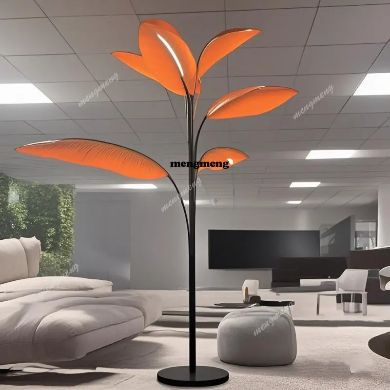 

Creative Personality Banana Leaf Shape Floor Lamp Homestay Sales Department Shopping Mall Exhibition Lobby Decoration Floor Lamp